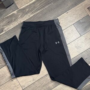 Under Armour Kids Black and Gray Pants